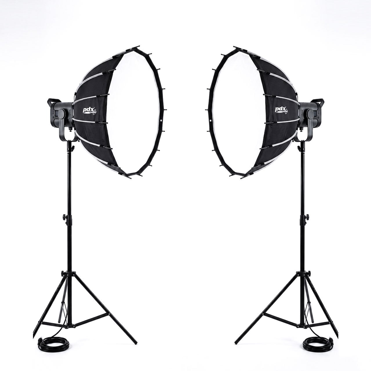 PDX Cobac 200A Softboxlu Ayaklı 2'li Stüdyo Led Işık Seti Bi-Color 2x200 Watt