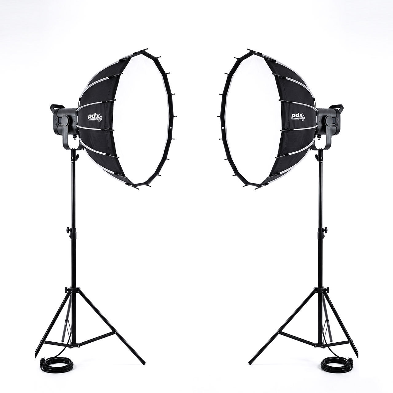 PDX Cobac 200A Softboxlu Ayaklı 2'li Stüdyo Led Işık Seti Bi-Color 2x200 Watt