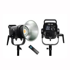 PDX Cobac 200A Softboxlu Ayaklı 2'li Stüdyo Led Işık Seti Bi-Color 2x200 Watt