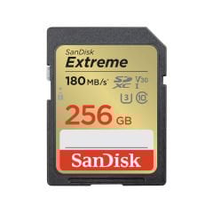 Sandisk Extreme 256GB 180mb/s SDXC Hafıza Kartı