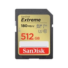 Sandisk Extreme 512GB 180mb/s SDXC Hafıza Kartı