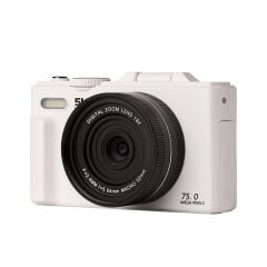 Acton Flip Dijital Kompakt Fotoğraf Makinesi Retro Kamera - Beyaz