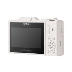 Acton Flip Dijital Kompakt Fotoğraf Makinesi Retro Kamera - Beyaz