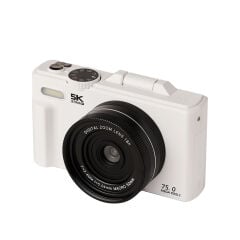 Acton Flip Dijital Kompakt Fotoğraf Makinesi Retro Kamera - Beyaz