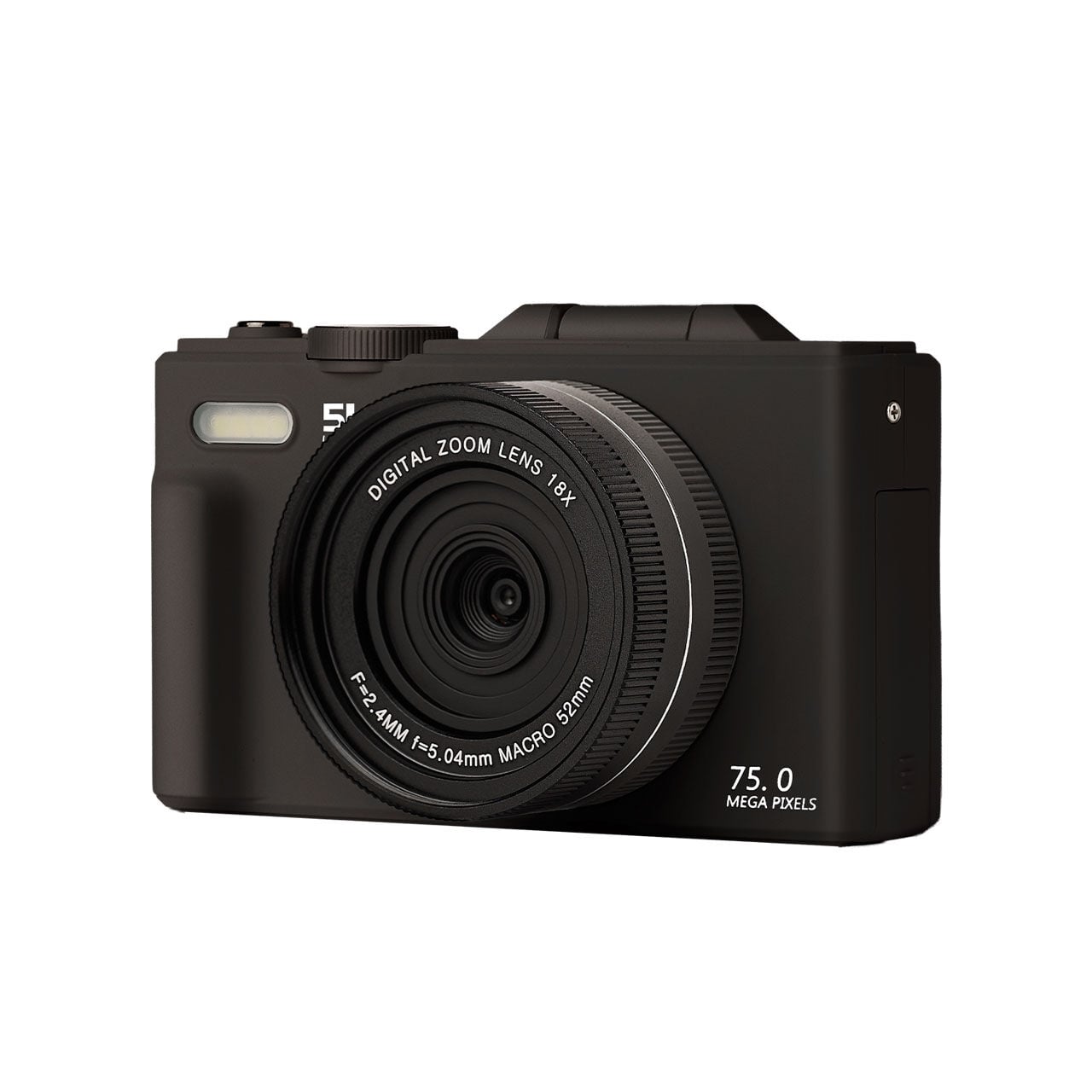 Acton Flip Dijital Kompakt Fotoğraf Makinesi Retro Kamera - Siyah