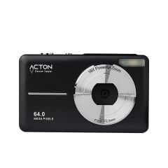 Acton Pixon Dijital Kompakt Fotoğraf Makinesi Retro Kamera - Siyah