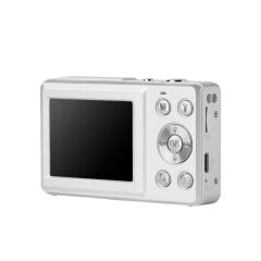 Acton Pixon Dijital Kompakt Fotoğraf Makinesi Retro Kamera - Beyaz