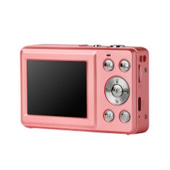 Acton Selfix Dijital Kompakt Fotoğraf Makinesi Retro Kamera - Pembe