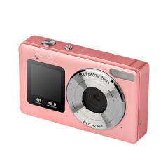 Acton Selfix Dijital Kompakt Fotoğraf Makinesi Retro Kamera - Pembe