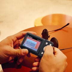Acton Selfix Dijital Kompakt Fotoğraf Makinesi Retro Kamera - Beyaz