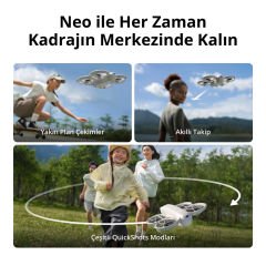 DJI Neo Fly More Combo Drone - Distribütör Garantili