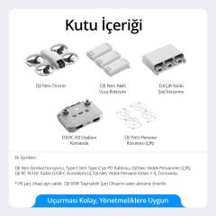 DJI Neo Fly More Combo Drone - Distribütör Garantili