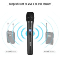 Boya BY-WHM8 Pro Kablosuz Dinamik El Mikrofonu Vericisi
