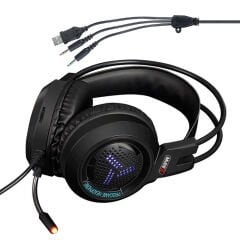 Midex GMR-X100 Mikrofonlu Led Işıklı Stereo Surround Oyuncu Kulaklığı