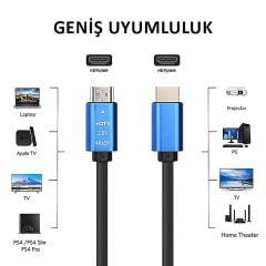 Markofist MF-GSK15 4K v2.0 Hdmi Kablo 15m