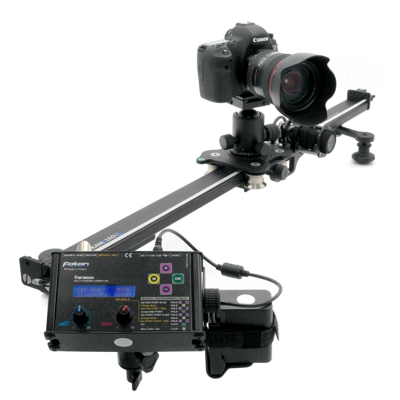Foton Varanus SV2 Slide Pan Tilt Time Lapse ve Kameleon 94 cm Slider