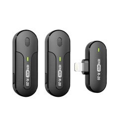 Hepa Merz R-20 Iphone Lightning Kablosuz İki Kişilik Yaka Mikrofonu