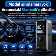 Markofist MF-M20 Bluetooth 5.4 Ses Alıcı ve Verici  AUX, Micro SD Kart