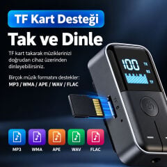 Markofist MF-M20 Bluetooth 5.4 Ses Alıcı ve Verici  AUX, Micro SD Kart
