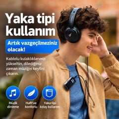 Markofist MF-M20 Bluetooth 5.4 Ses Alıcı ve Verici  AUX, Micro SD Kart