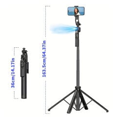 Markofist C17 360° Otomatik Yüz Takipli Akıllı Telefon Tripodu ve Selfie Çubuğu