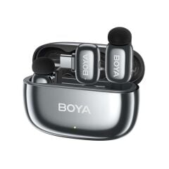 BOYA Mini 2 AI Kablosuz Yaka Mikrofonu Type-C Luna Silver - SKU02S