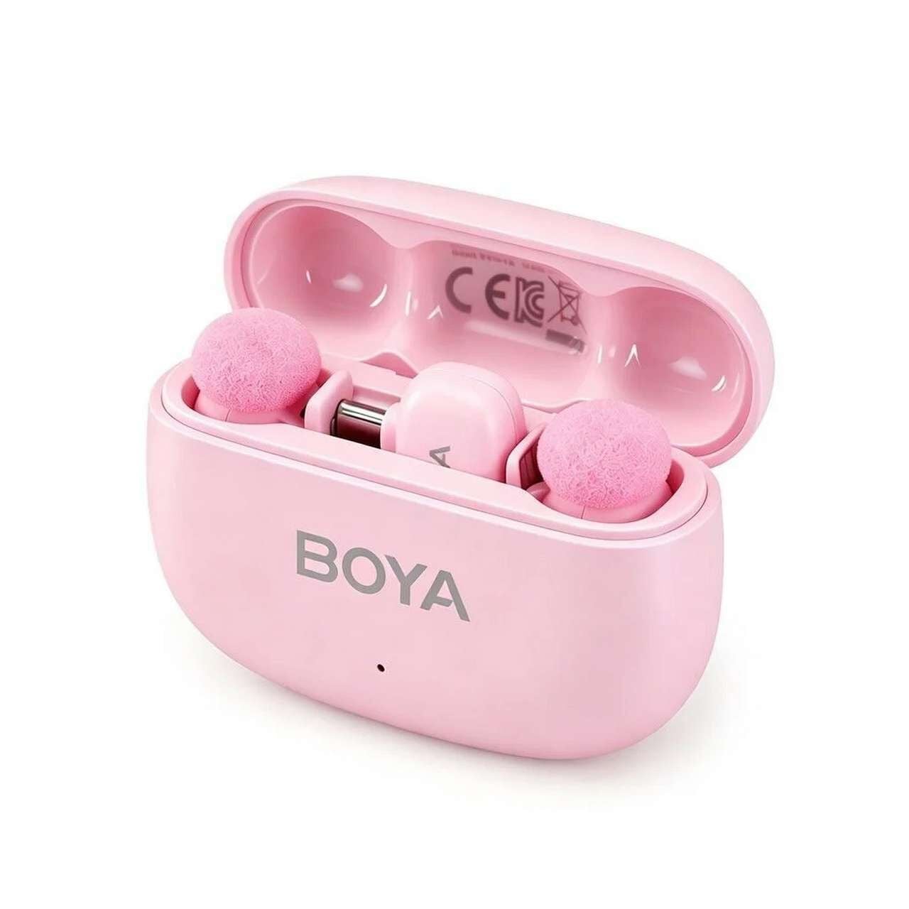 BOYA Mini 2 AI Kablosuz Yaka Mikrofonu Type-C Pembe - SKU02P