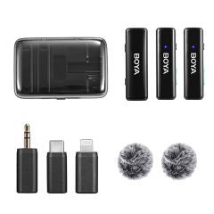 Boya BoyaLink All-in-one Çift Kanal Kablosuz Mikrofon