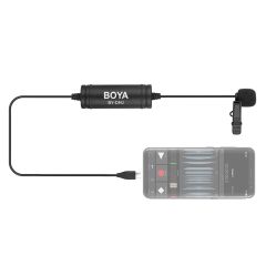 Boya BY-DM2 Dji Osmo Action 2 3 Uyumlu Yaka Mikrofonu
