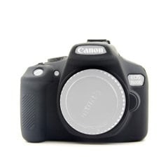 Sanger 1300D Canon Fotoğraf Makinesi Silikon Kılıf Siyah