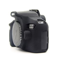 Sanger 1300D Canon Fotoğraf Makinesi Silikon Kılıf Siyah