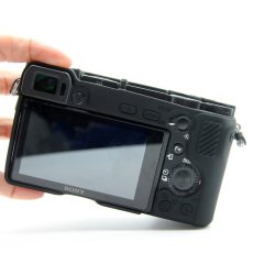 Sanger A6500 Sony Fotoğraf Makinesi Silikon Kılıf Siyah