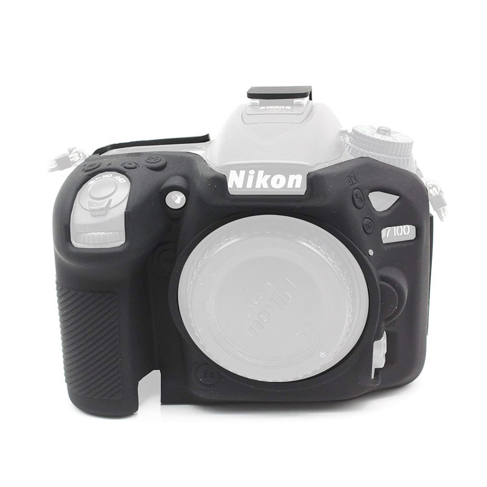 Sanger D7100 Nikon Fotoğraf Makinesi Silikon Kılıf Siyah