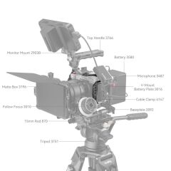 SmallRig 4135 FUJIFILM X-T5 için  Çok İşlevli Kafes