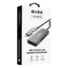 S-link SL-CR51 5 in 1 Çoklu Hızlı Kart Okuyucu