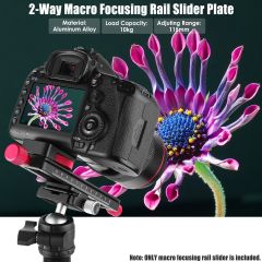 Andoer W-160 Makro Fotoğraf Tripod Başlığı