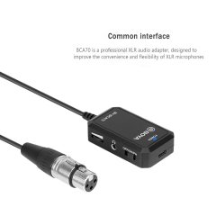 Boya BY-BCA70 Telefon Stüdyo Mikrofon Bağlantı Kablosu
