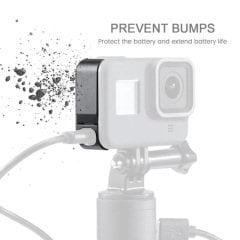 Markofist MF-AKA136 Gopro Hero 9 10 11 12 Uyumlu Kablo Girişli Pil Kapağı